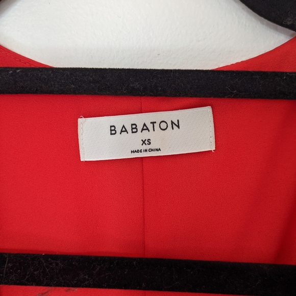 Babaton Wallace Dress Red - Picture 4 of 5
